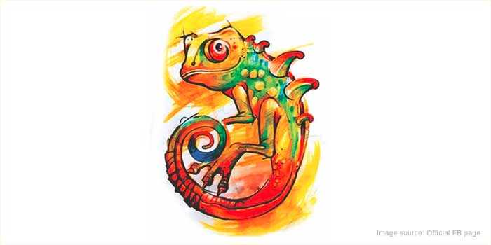 Lizard’s skin tattoos